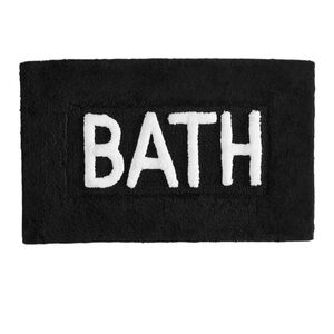 Jean Pierre Black and White Bath Mat